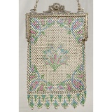 1920-30s Mandalian Enamel Mesh Purse