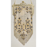 1920-30s Mandalian Enamel Mesh Purse