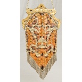 1920-30s Mandalian Enamel Mesh Purse