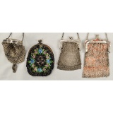 Lot of 1920-30s Child Size Vintage Purses (4)