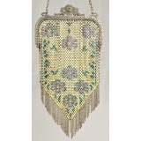 1920-30s Mandalian Enamel Mesh Purse