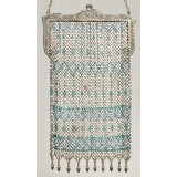 1920-30s Mandalian Enamel Mesh Purse