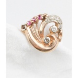 14K Rose Gold Ring