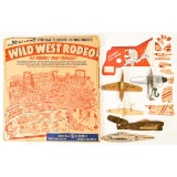 Wild West Rodeo Ad, Red Crown Ad, and Paper Plates