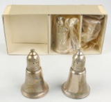 2 Pairs of Sterling Silver Salt and Pepper Shakers