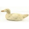 Black Duck Decoy Painted White