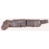 WWII Italian Carcano Ammo Belt with Ammo