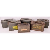 Lot of 6 Ammo Cans