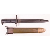 WWII US M1 Bayonet and M7 Scabbard