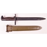 WWII US M1 Bayonet and M7 Scabbard