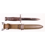 US M4 Case Bayonet and M8A1 Scabbard