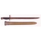 Vietnam Era US M1917 Bayonet and Scabbard