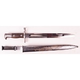 US 1899 Krag Bayonet & Scabbard