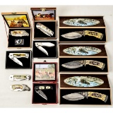 Lot of 10 Boxed Collectible Knives