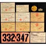 Lot of Vintage Fishing and Hunting Licenses