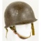 WWII US M1 Helmet with Fixed Bales