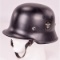 WWII German Dual Decal Police Helmet
