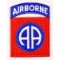WWII US 82nd Airborne Division Patch