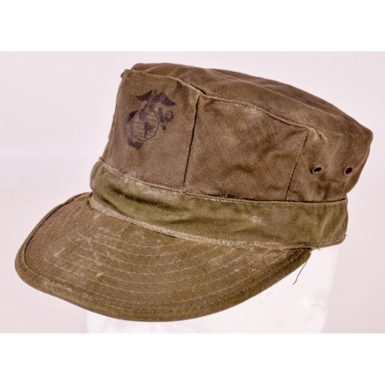 Marine 8 Point Cap with Marine Insignia on Front