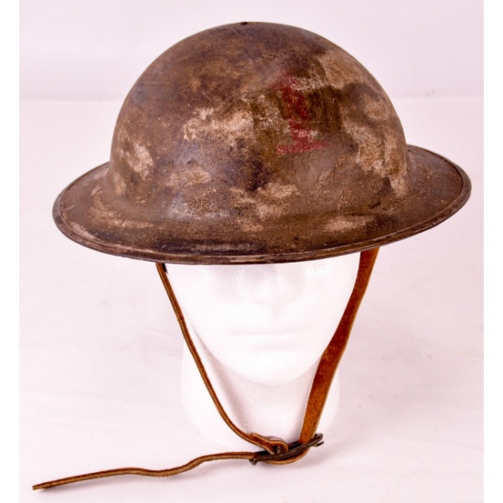 WWI US 1917 First Infantry Div. Helmet