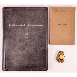 WWII Colonel's Wrist Watch and Books