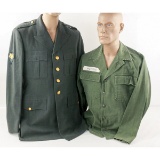 US 1950's Uniform with Dress and HBT Jacket