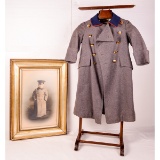 Pre WWI German Child's Uniform & Framed Photograph