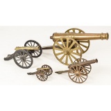 Lot of 4 Display Cannons