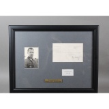 WWII Nazi Erich Dethfelsen Signed Notes