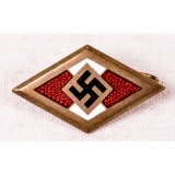 WWII German Hitler Youth Gold Pin