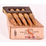 10 Rounds of WWII German M30 8x56mmR Steyr Ammo