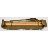 WWII US Army Metal and Wood Tent Poles