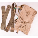 WWII US Haversack and Belts