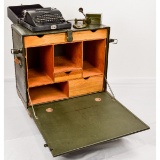WWII US Army Company Field Desk w/ Typewriter