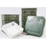 Lot of 8 WWII French First Aid Boxes