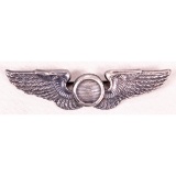 WWII US Pilot Observer Wing Badge - British Made