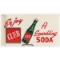 Vintage Club Soda Flange Sign