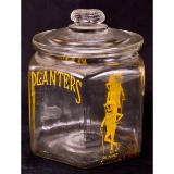 Vintage Planters Peanut Glass Jar
