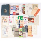 Large Assortment of Vintage Advertising Pamphlets