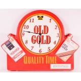Old Gold Lights Tobacco Advertising Clock