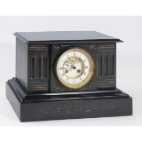 French Open Escapement Marble Mantle Clock