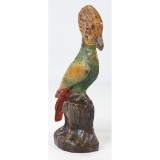 Cast Iron Parakeet Doorstop