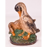 Vintage Cast Iron Duck Doorstop