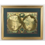 Framed World Map Print