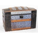 Vintage Wooden Steamer Trunk