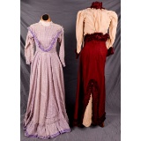 Two 1890's-1910 Women's Outfits