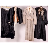 Three 1890's-1900 Women's Dresses