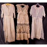 Three Titanic Era Ladies Dresses