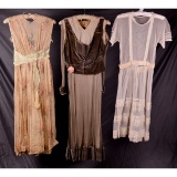 Three 1910's-20's Titanic Era Dresses