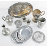 Lot of Silver Plated & Pewter Dining Ware